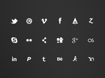 Pace Social Icon Set