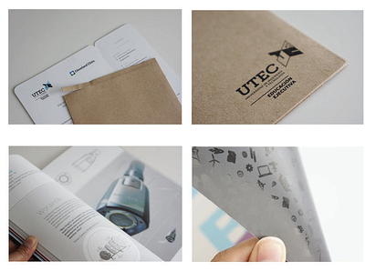 Brand UTEC creative design design ilustration invitation package print print design university