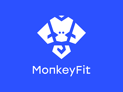 Monkey Fit app fit logotype monkey sport start up