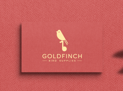 GOLDFINCH: bird supplies store logo app bird birds graphic design graphicdesign logo logodesign