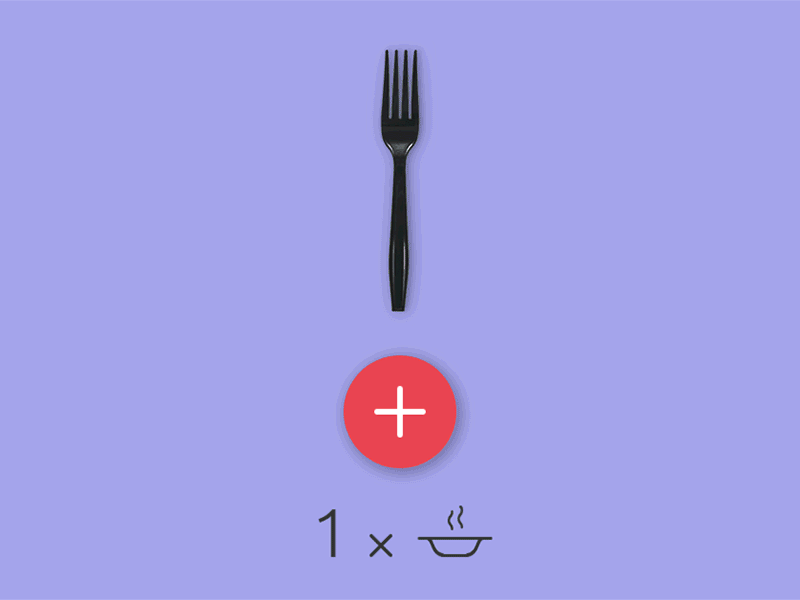 Forky Together animation eating food forky together