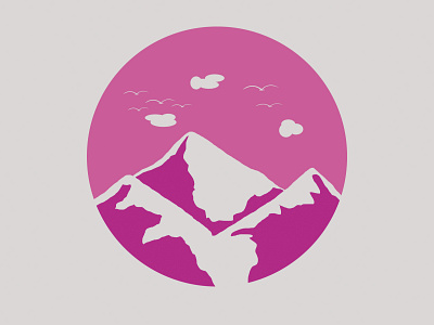 Minimalist mountain art design flat graphic design illustration illustrator logo minimal ux vector