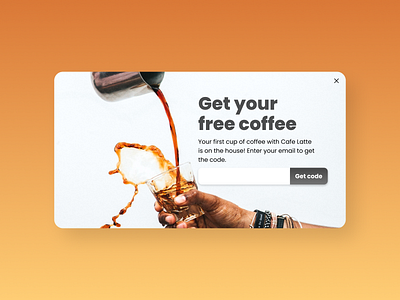 Daily UI Challenge #16 016 coffee coffeeshop dailyui dailyui016 dailyui16 dailyuichallenge design pop popup popups ui ux web