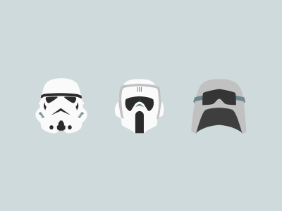 Imperial Helmets commander drawing helmets illustration imperial masks pilot scout sketch star wars stormtrooper