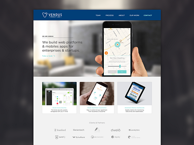 Vendus 3.0 bootstrap branding corporate design interface landing page mobile sales tablet ui web website