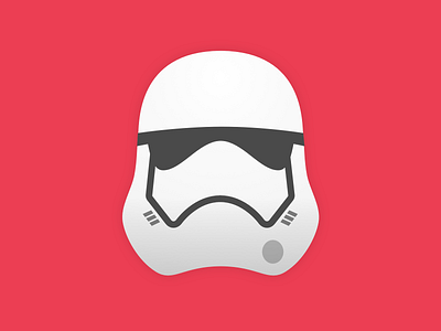 TFA Stormtrooper Helmet design drawing helmet icon illustration space star wars stormtrooper the force awakens vector