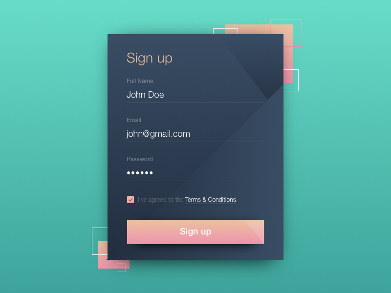 Daily ui 1 sign up