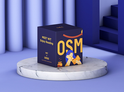 WiT X OSMOSE Packing Design illustration