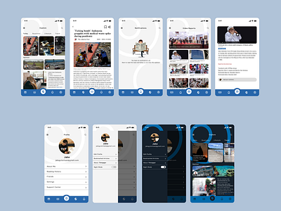 News App UI Design