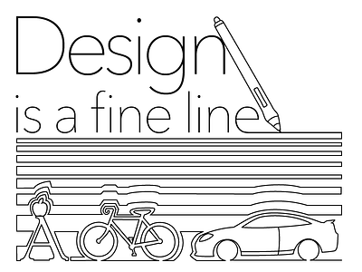 Design is a fine line.