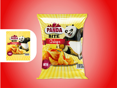 pandaa brand identity branding creative logo illustration lable logo design package design product design snack pack