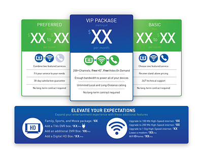 Pricing Table branding pricing ui web