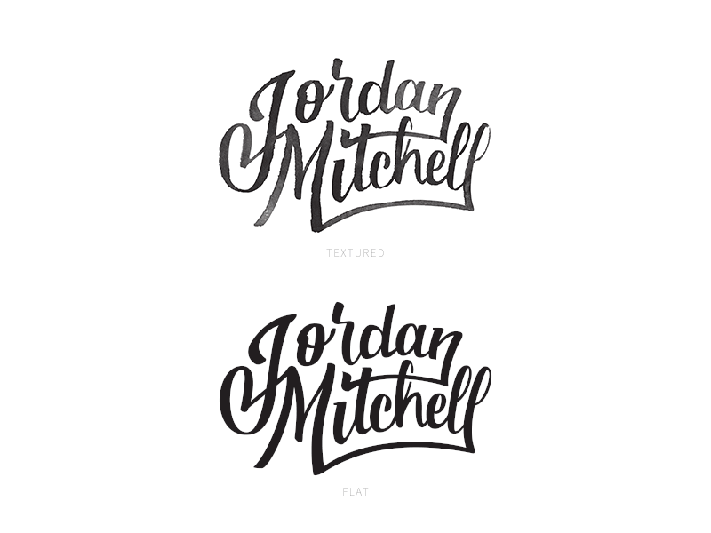 Jordan Mitchell - Brand Elements Cont. brand design branding brush color identity identity design lettering logo script watercolor wordmark