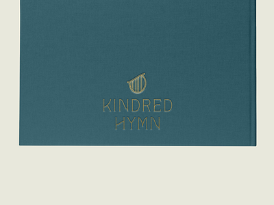 Kindred Hymn - Book Detail brand branding identity logo lyre
