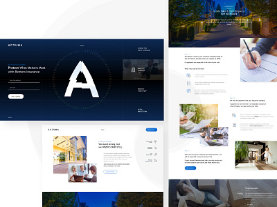 Landing Page UI Design design home page landing page ui ui ux