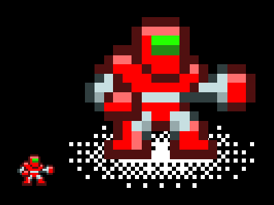 Ottomaton 8bit game pixel pixel art robot