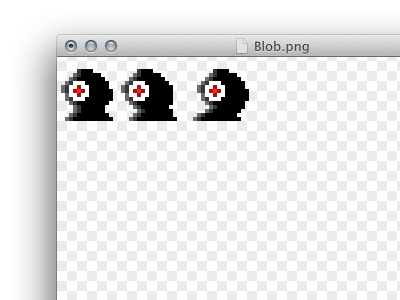 Blob 16bit game design pixel art