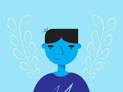 Flat Character Illustration Male