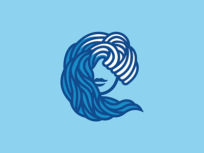 Aqua beauty aqua beauty face lady logo ocean sea wave