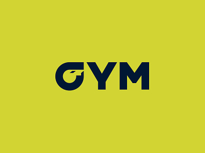 GYM logo brand fit gym logo negative space sport whistle