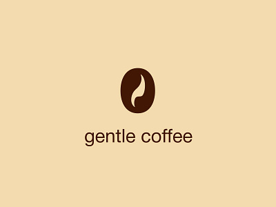 gentle coffee logo bean branding coffee graphic design lady logo mark negative space woman