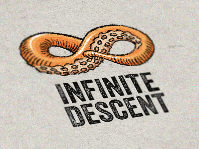 Infinite Descent animal illustration infinite logo mark tentacle unused