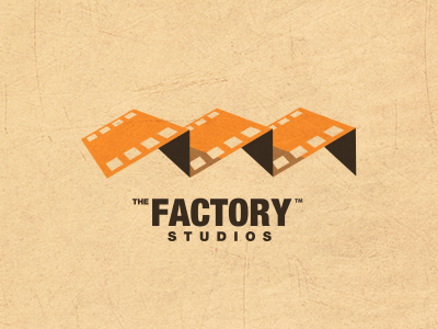 The Factory Studios cinema factory film strip logo mark media unused