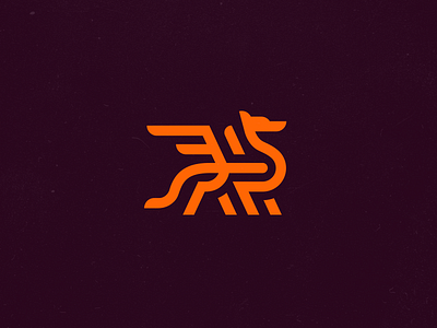 Dragon Logo branding chimera dragon emblem logo minimalism monoline monster nagualdesign