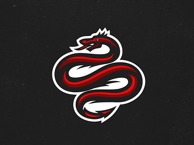 Dragon logo branding cybersport dragon emble logo monster nagualdesign sale snake sport