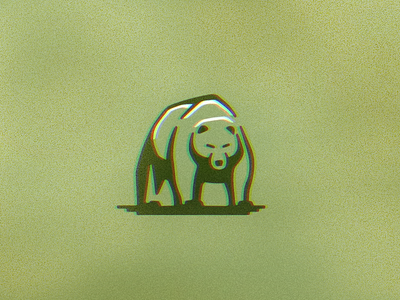 Grizzly bear logo animal bear branding emblem grizzley logo mark nagualdesign