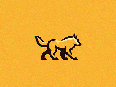 wolf logo animal brand branding dog forsale logo mark nagualdesign wolf