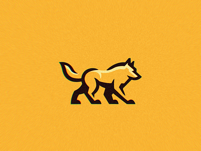 wolf logo animal brand branding dog forsale logo mark nagualdesign wolf