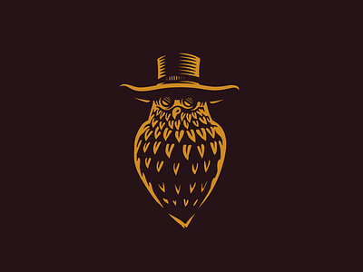 Steampank owl logo