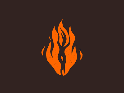 Flame lady logo branding fire flame for sale lady logo woman