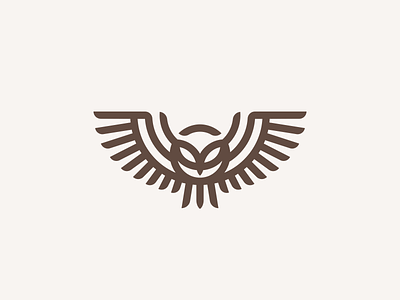 Owl logo bird branding flying for sale logo nagual design owl owl logo