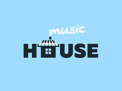 Music house logo branding home house logo mark music nagual design piano sound synthesizer