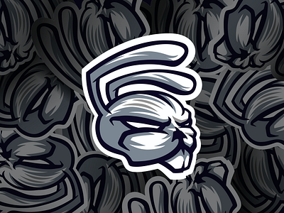 Bunny head logo