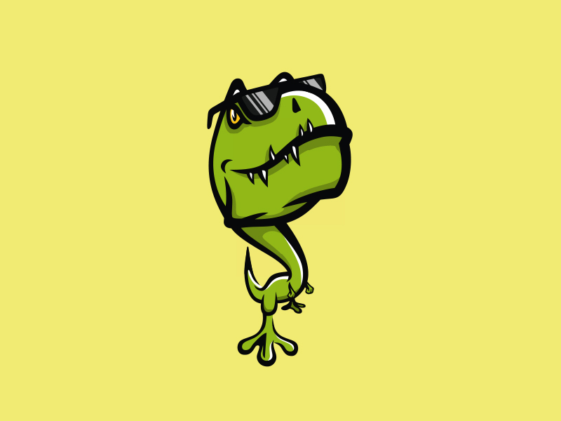 Cool Dino by Nagual on Dribbble