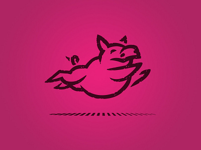Dreamer animal fly flying logo pig readymade sale
