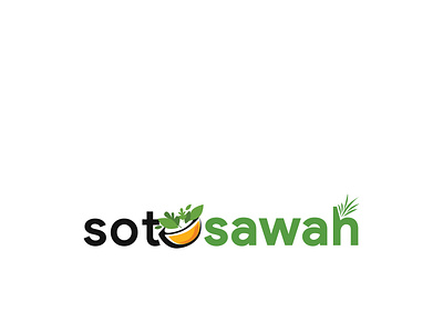 Soto Sawah Logo Design design firstshot food icon logo logodesign typography vector