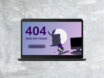 404 Page - Day 008 100dayuichallenge dailyui dailyui 008 error 404