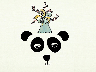 panda celebration animals birthday blackwhite celebration happy birthday icon love panda