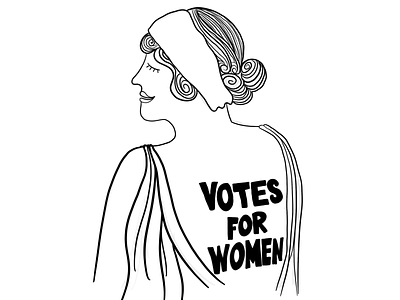 votes for women girl power grp illustration ilustracion the suffragist women women in illustration