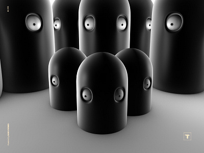 Black Capsules 3d art black capsules direction illustration tito