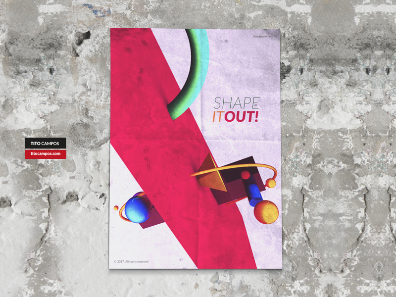 Shape It Out - 3D Shapes visual composition primary basic shapes rectangle triangle texture shapes 3d