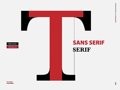 Sans Serif / Serif academico aprender tipografia aprendiento curso design inspiration introduccion letter letterform sans serif sans serif font serif serifa sin serifa tecnica tipografia tipography type type design