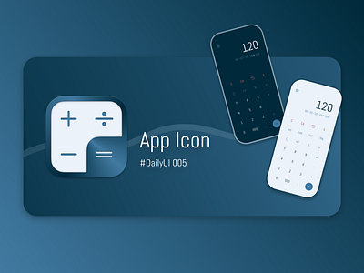 DailyUI - 005 (App Icon) amateur calculator challenge daily ui dailyui design figma icon mobile design ui ui design uiux ux design