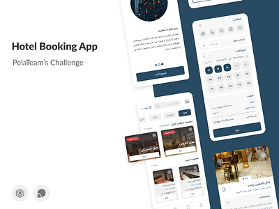 Hotel Booking App (Pelateam Challenge) app app design challenge design figma hotel hotel app mobile design protot prototype ui ui design ui designer ui ux uiux ux ux design ux designer web design