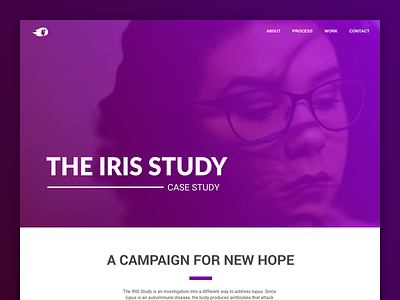 Landing Page for Case Study