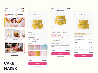 CAKE CUSTOME APP DESIGN - study. app design minimal typography ui uiuxdesign ux